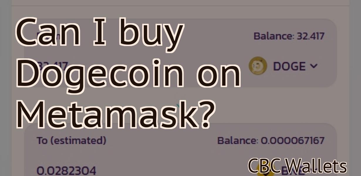 Can I buy Dogecoin on Metamask?