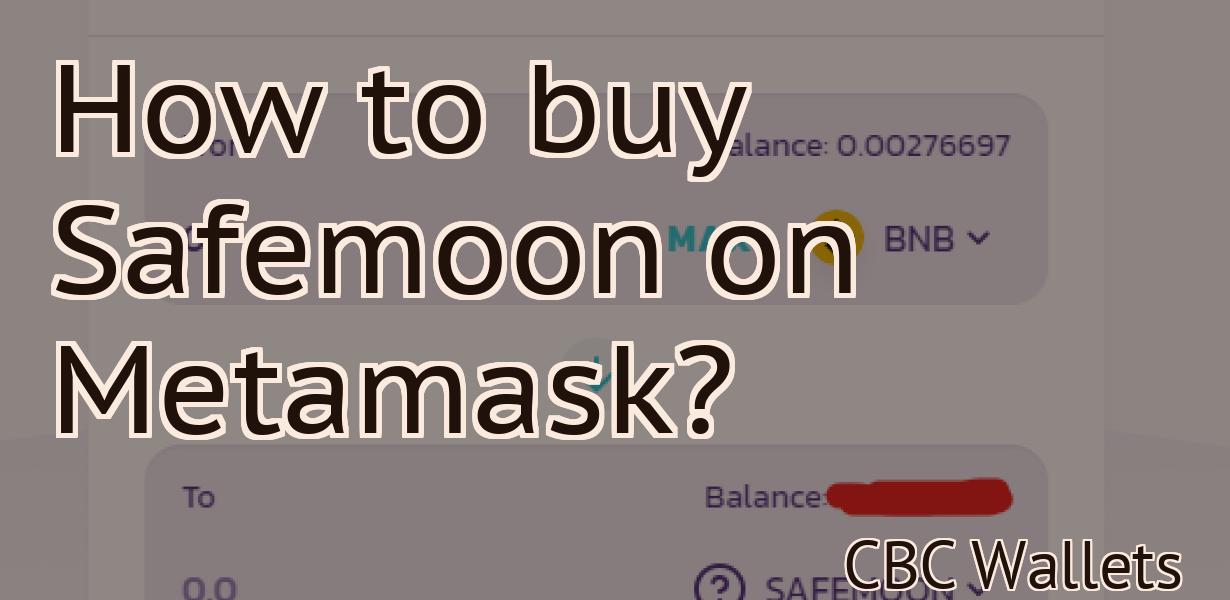 How to buy Safemoon on Metamask?