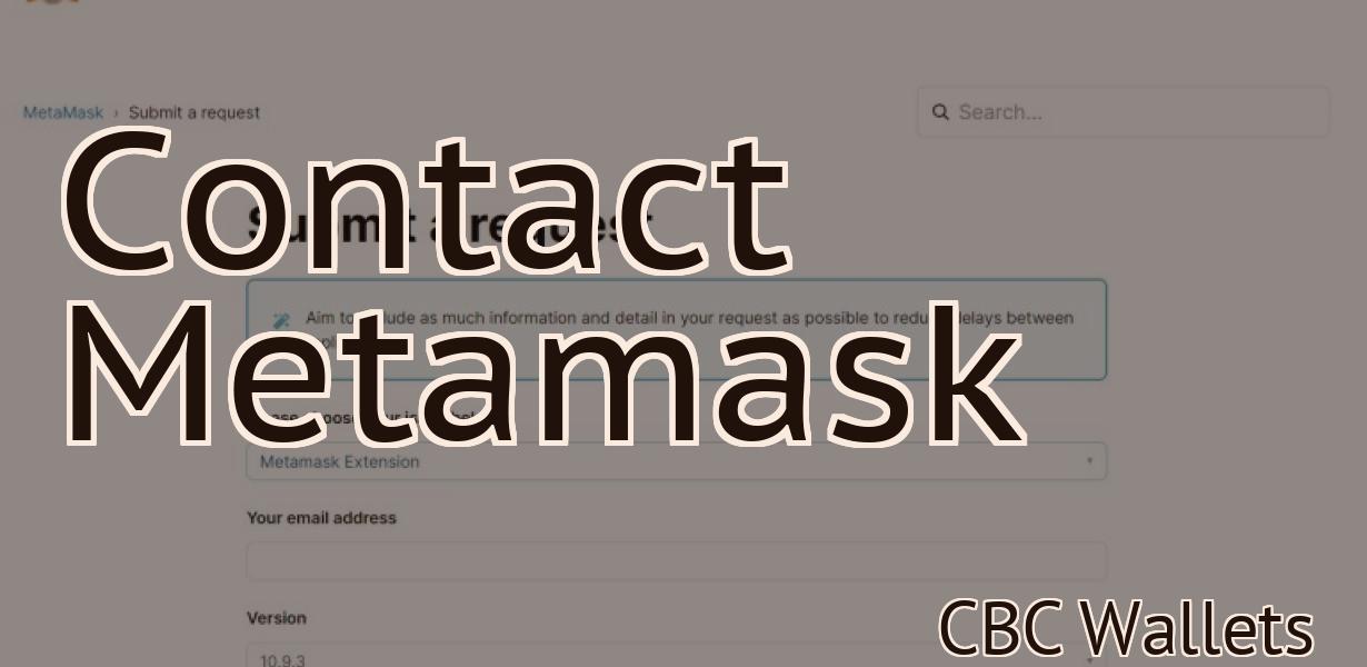 Contact Metamask