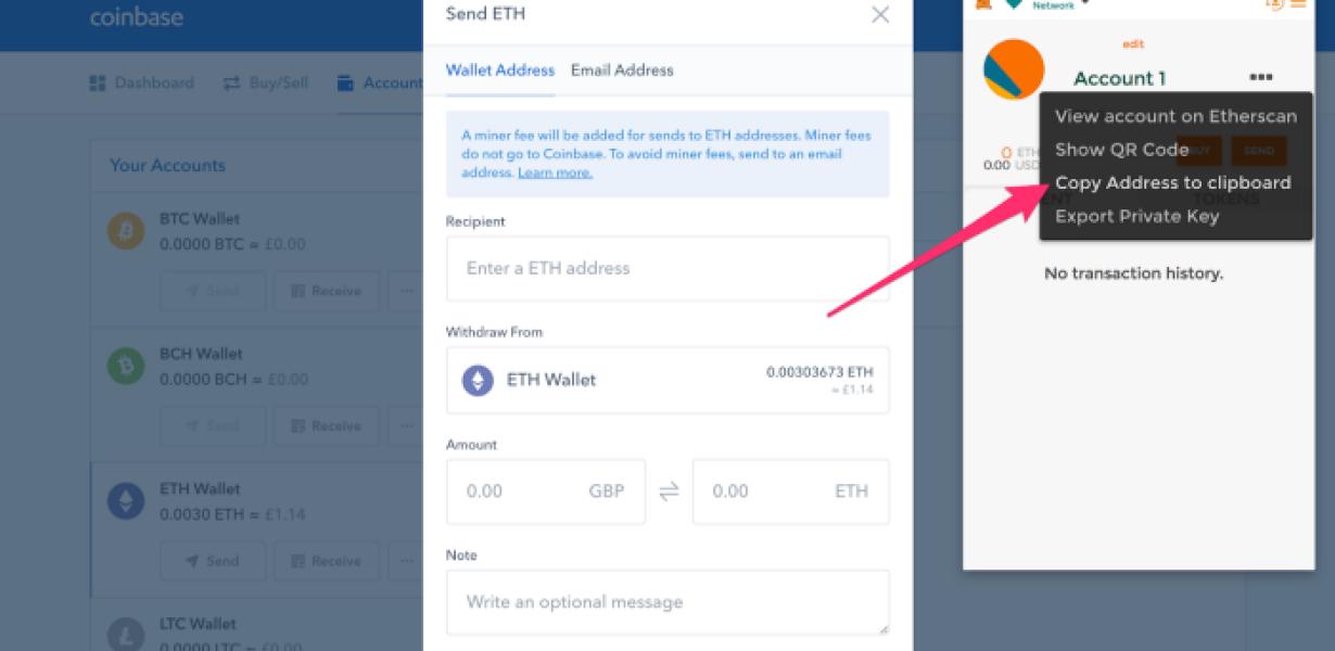 How to Use Coinbase to Send Et
