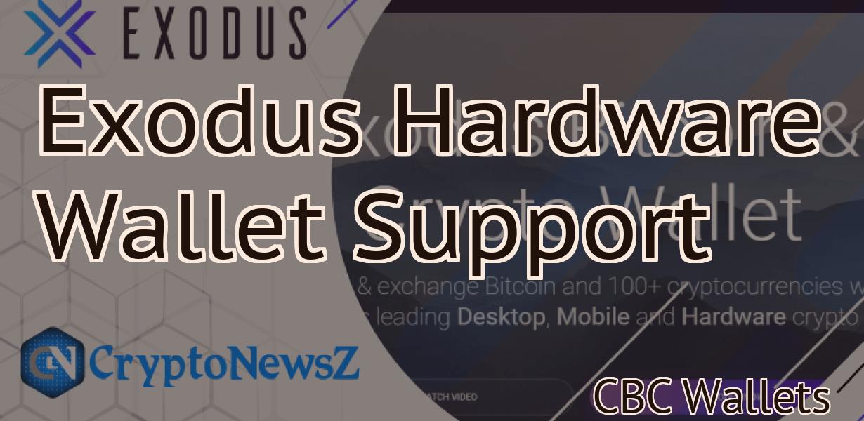 Exodus Hardware Wallet Support