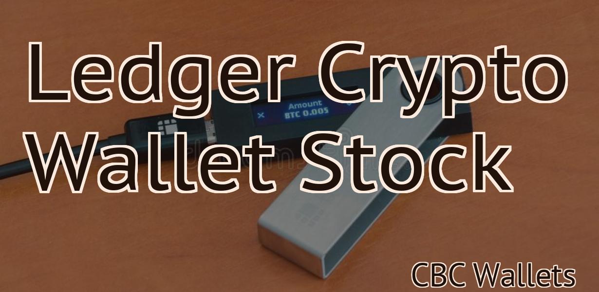 Ledger Crypto Wallet Stock