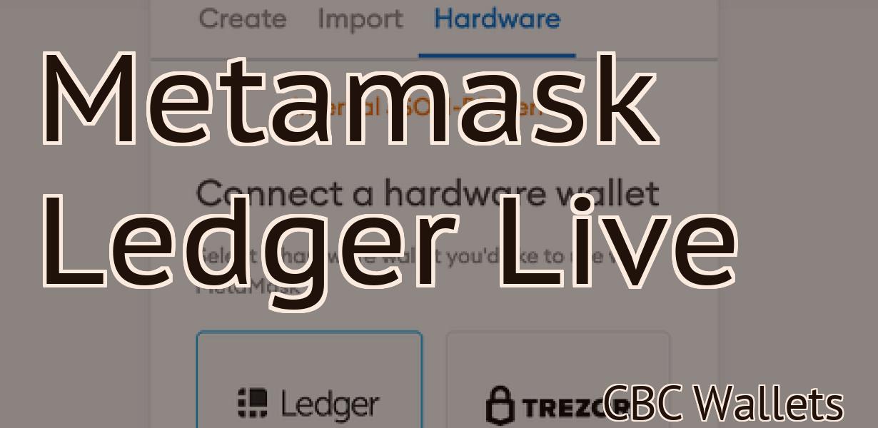 Metamask Ledger Live