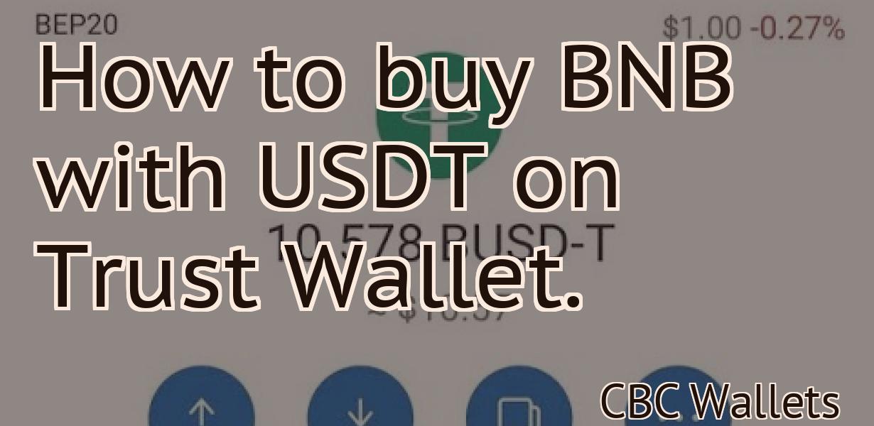 How to buy BNB with USDT on Trust Wallet.