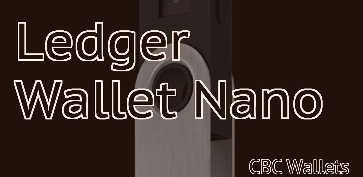 Ledger Wallet Nano