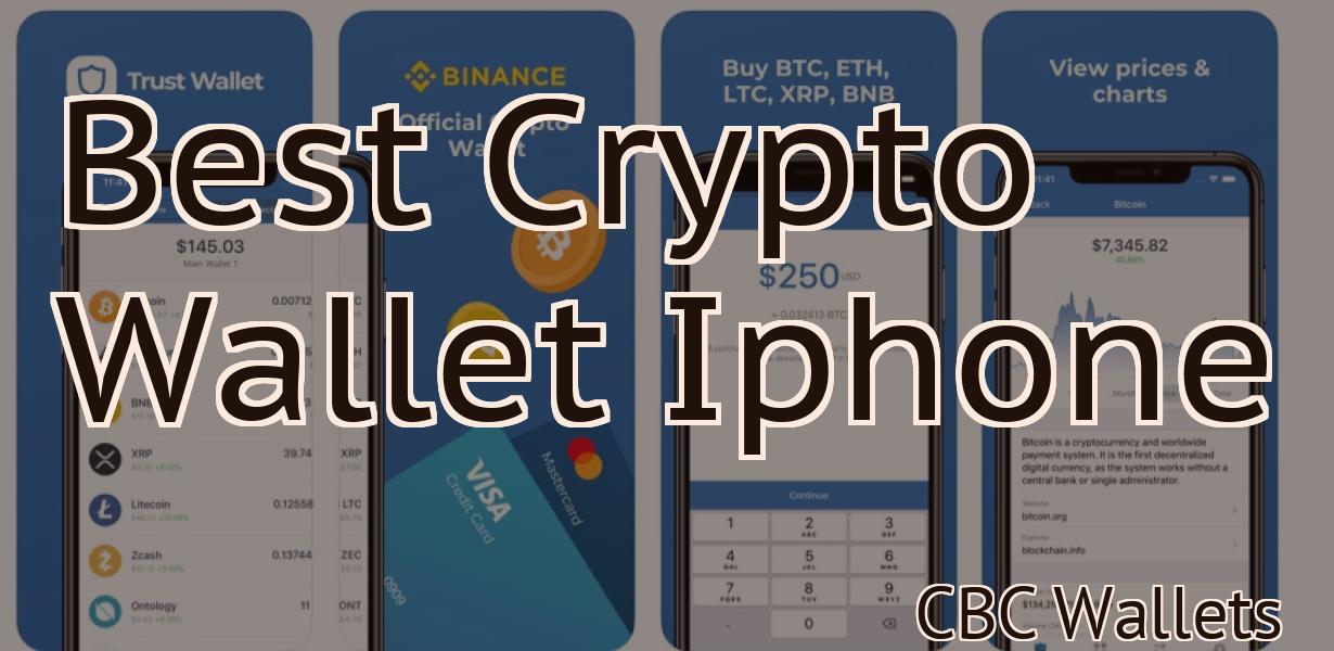 Best Crypto Wallet Iphone