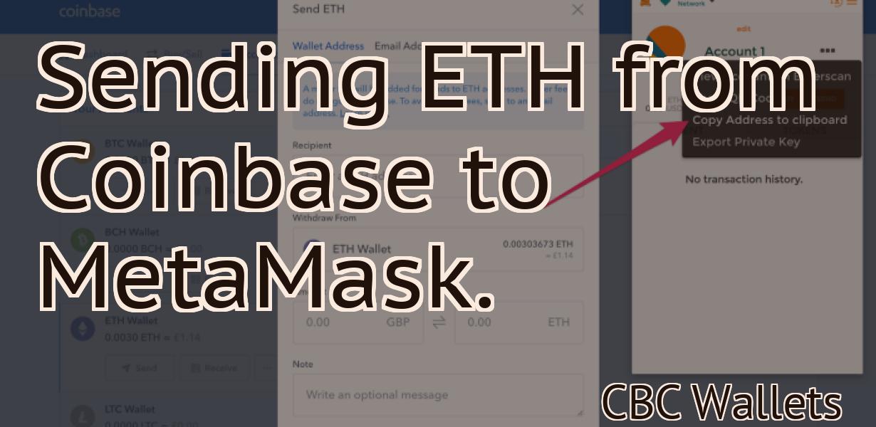 Sending ETH from Coinbase to MetaMask.