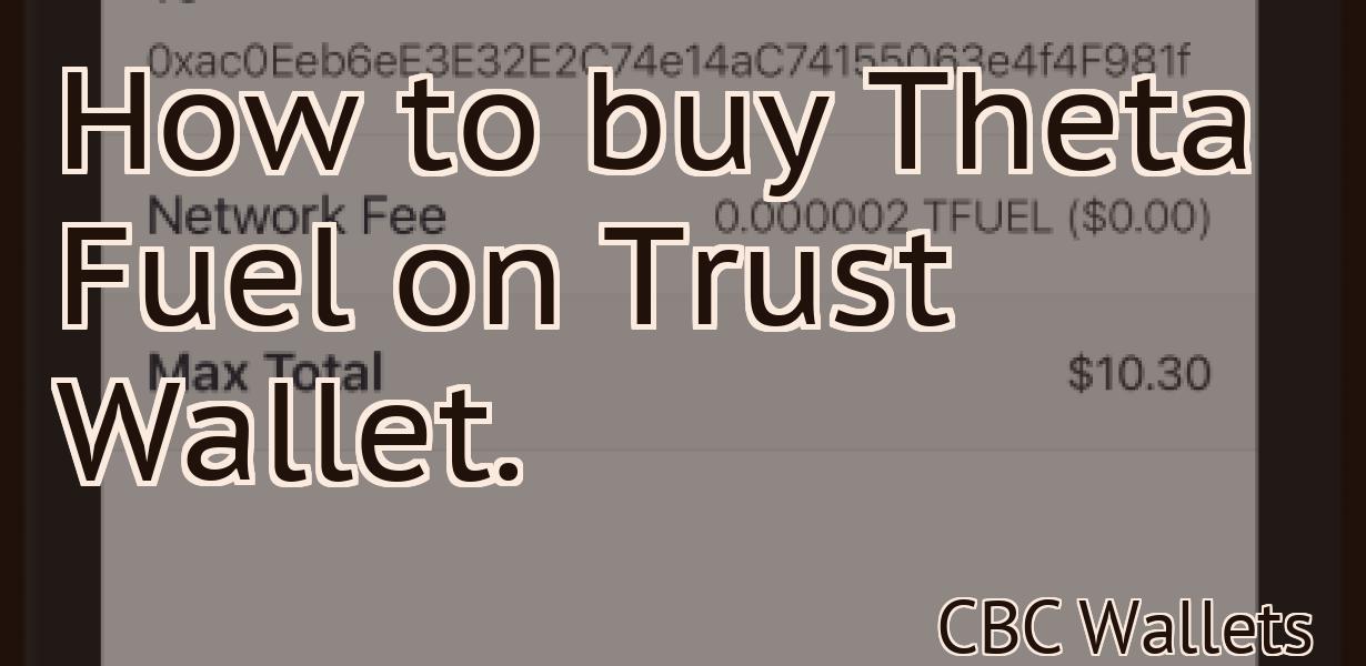How to buy Theta Fuel on Trust Wallet.