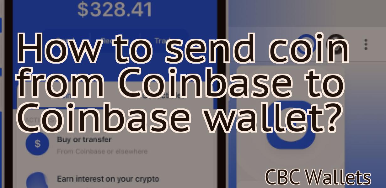 How to send coin from Coinbase to Coinbase wallet?