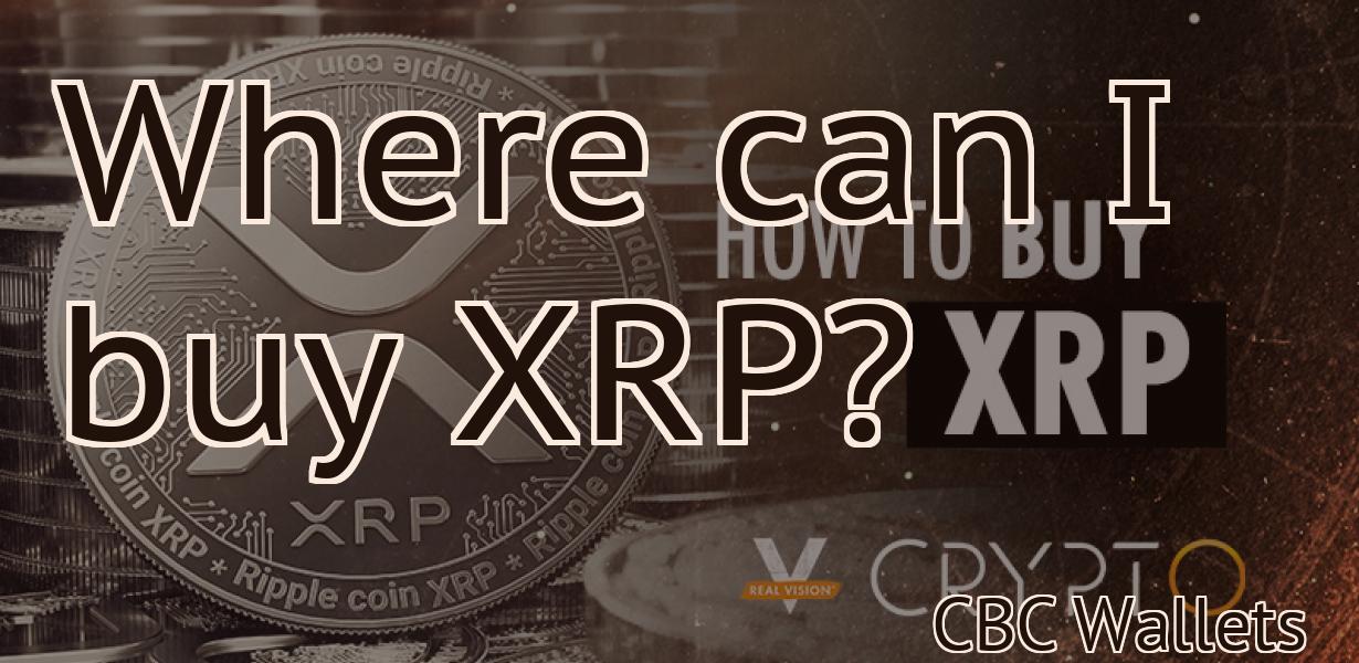 Where can I buy XRP?