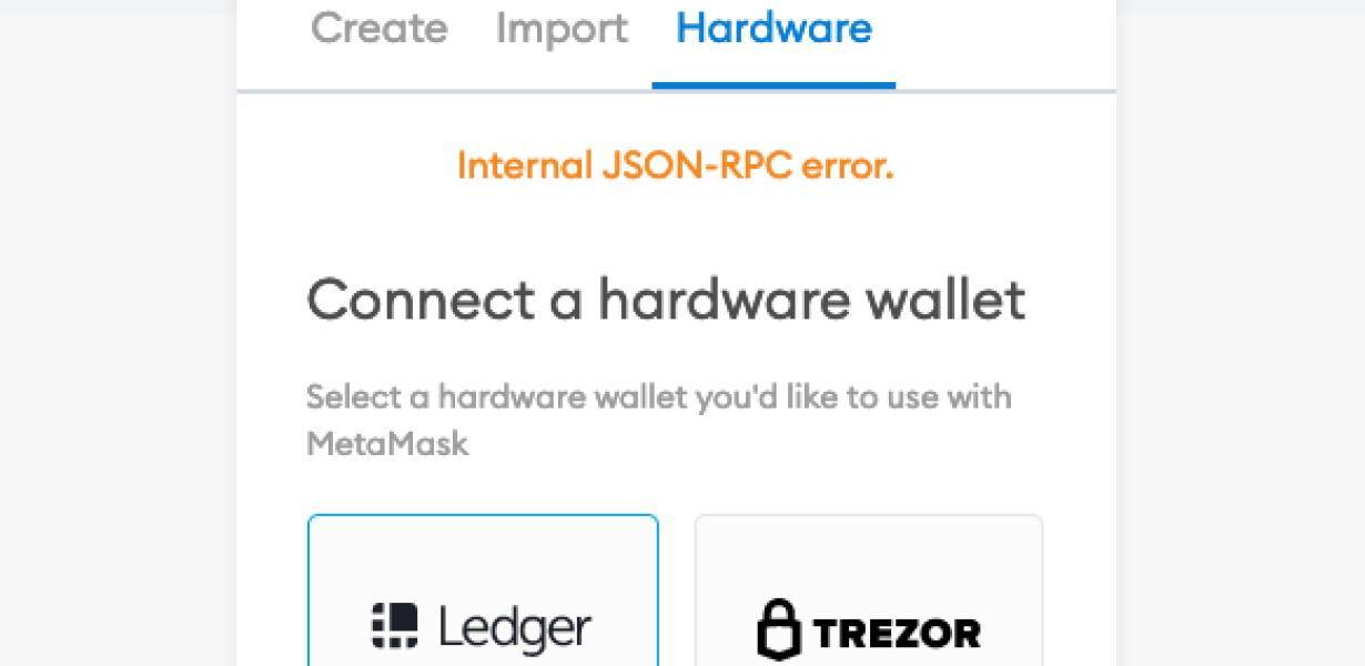 Ledger Wallet Connection Issue