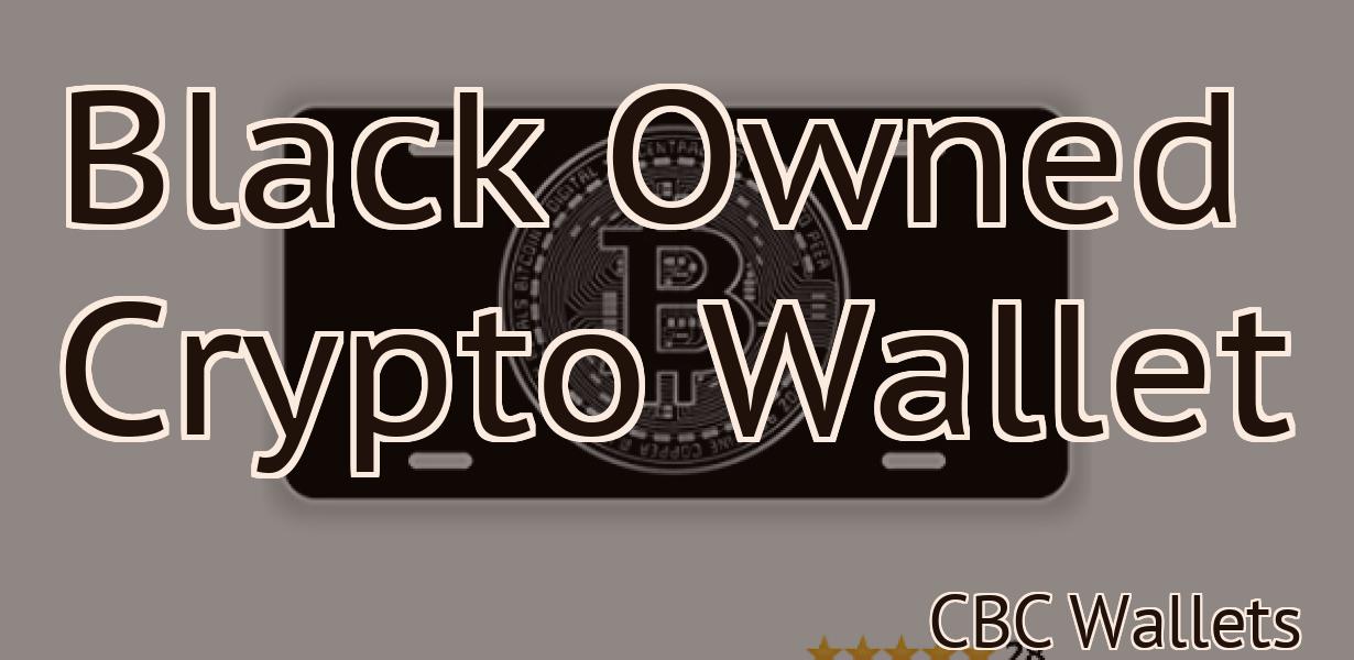 Black Owned Crypto Wallet