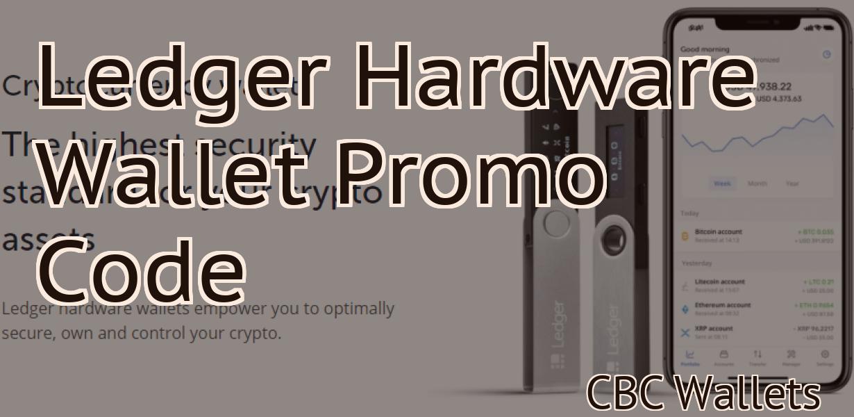 Ledger Hardware Wallet Promo Code
