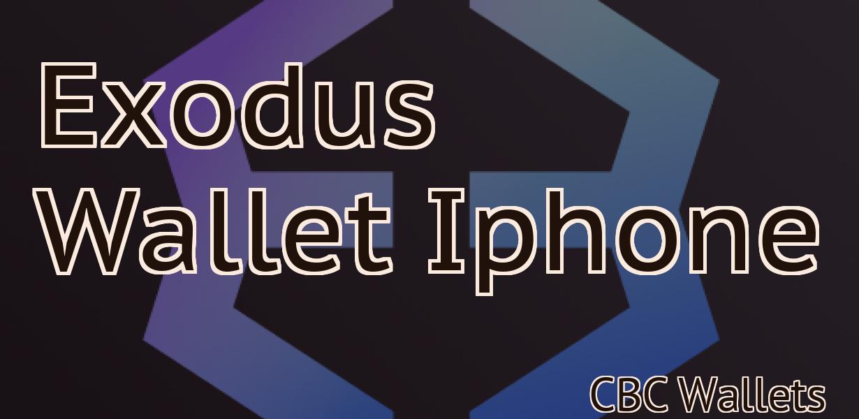 Exodus Wallet Iphone