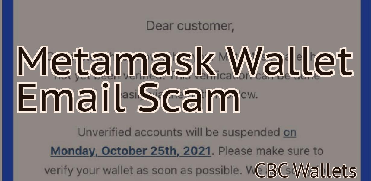 Metamask Wallet Email Scam