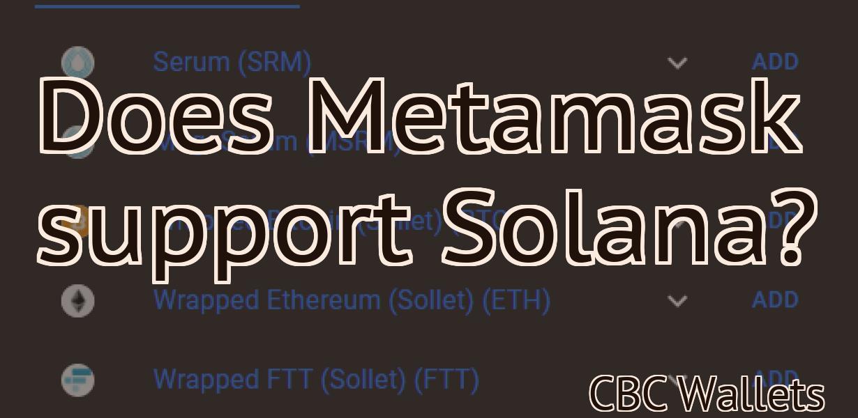 Does Metamask support Solana?