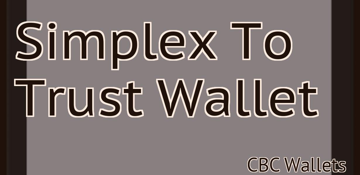 Simplex To Trust Wallet