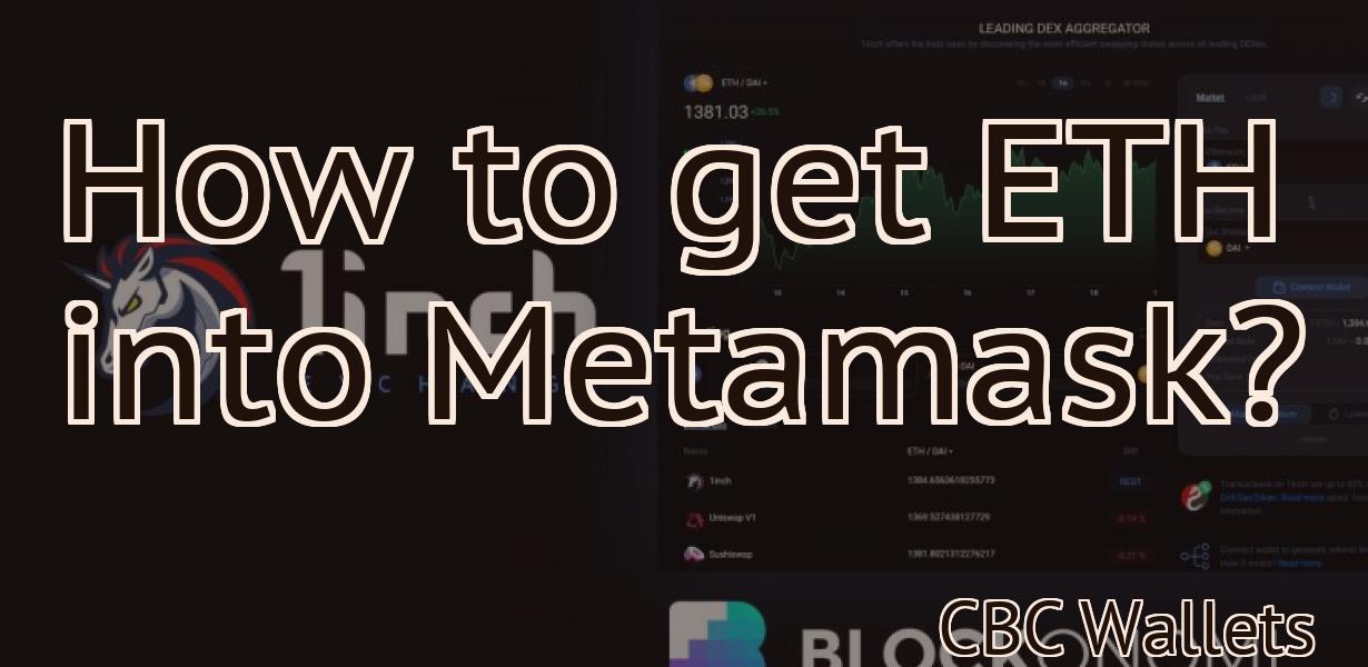 How to get ETH into Metamask?