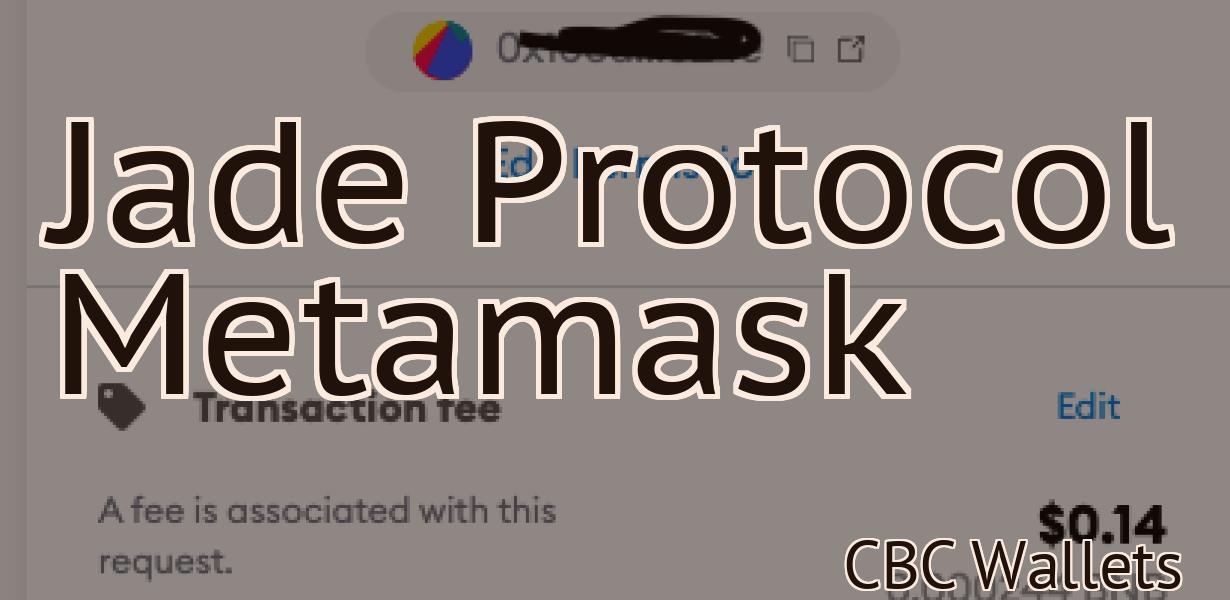 Jade Protocol Metamask