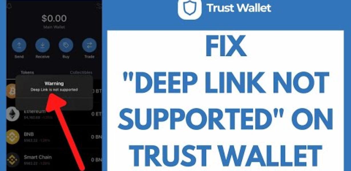 Deep links not supported on Tr