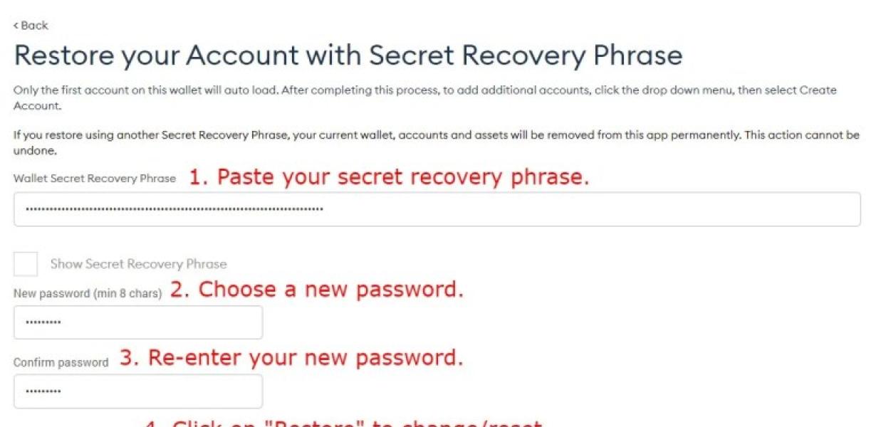 How do I change my password on