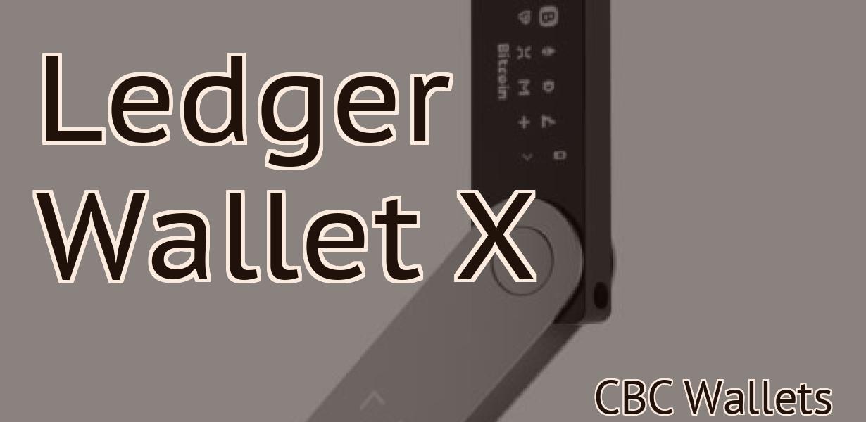 Ledger Wallet X