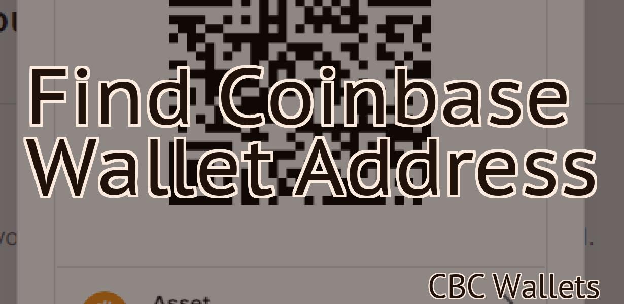 Find Coinbase Wallet Address