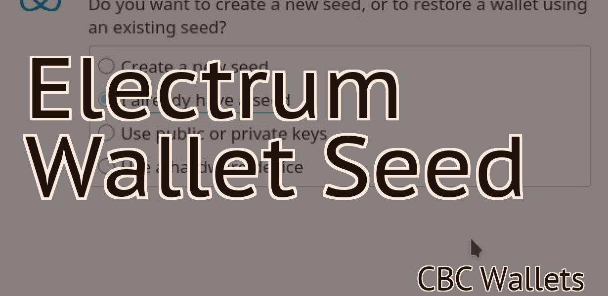 Electrum Wallet Seed