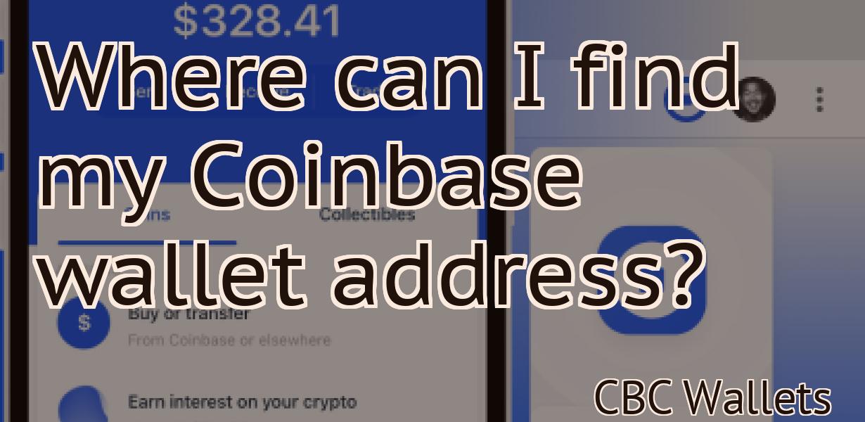 Where can I find my Coinbase wallet address?