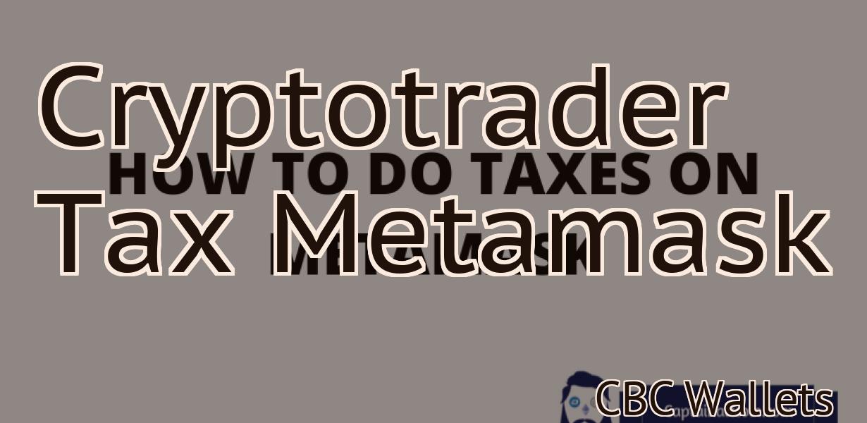 Cryptotrader Tax Metamask