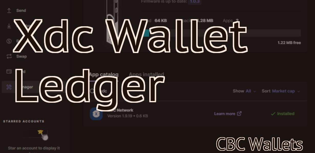Xdc Wallet Ledger