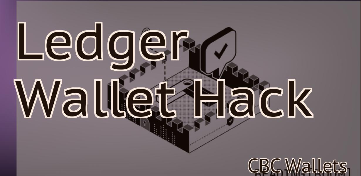 Ledger Wallet Hack