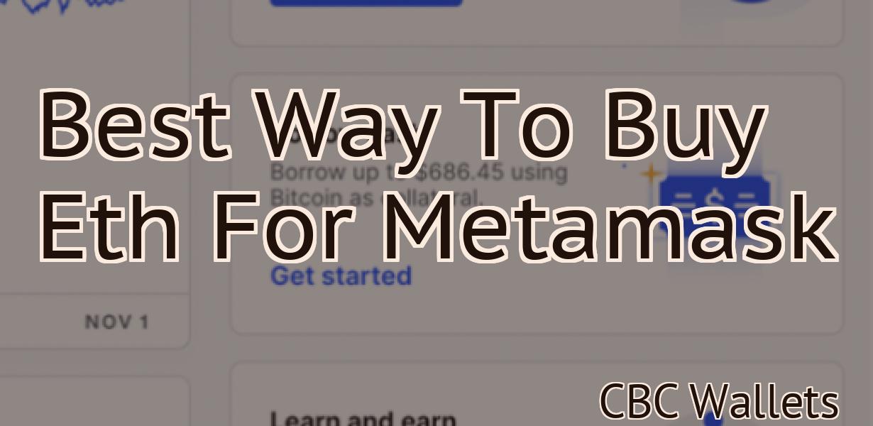 Best Way To Buy Eth For Metamask