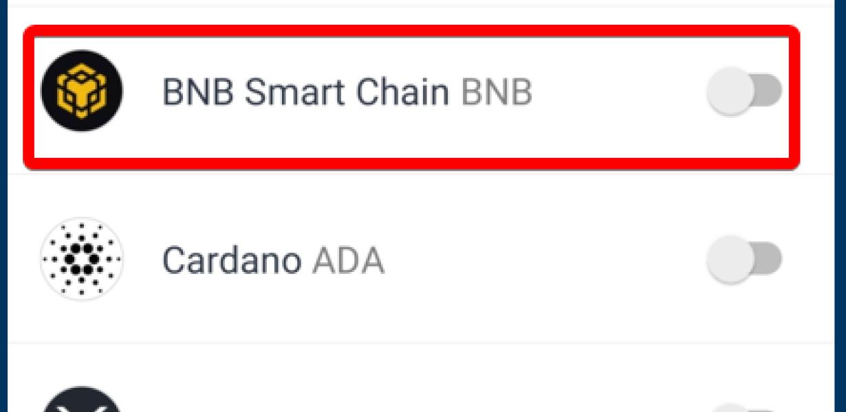 How to exchange BTC for BNB in