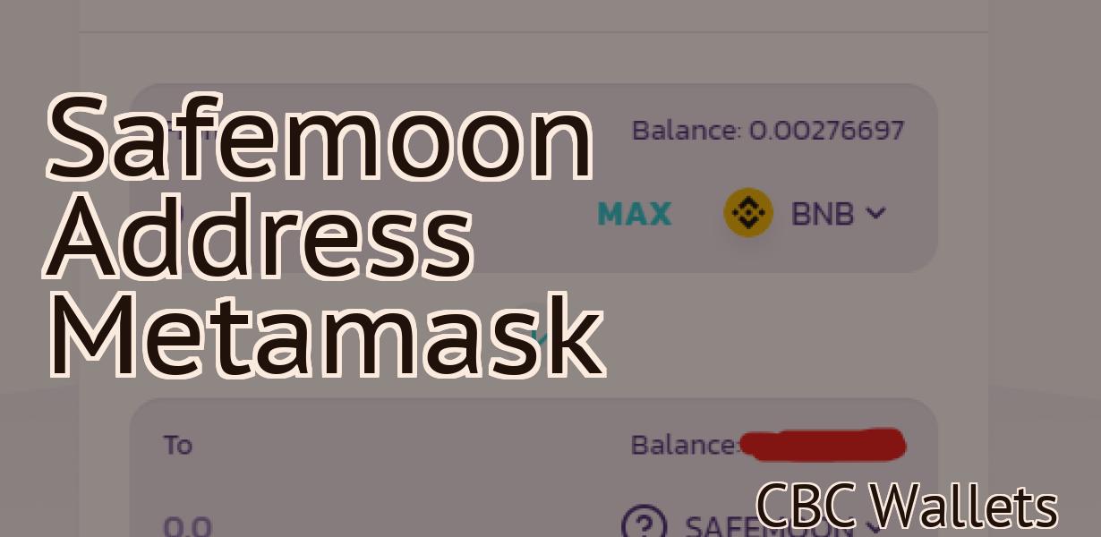 Safemoon Address Metamask