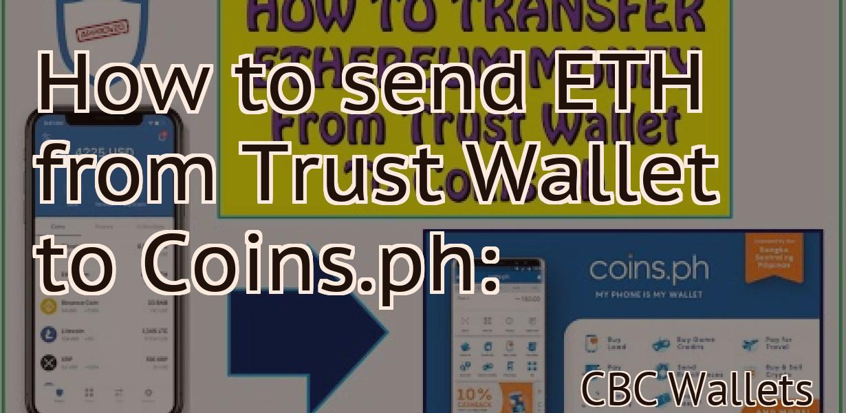How to send ETH from Trust Wallet to Coins.ph: