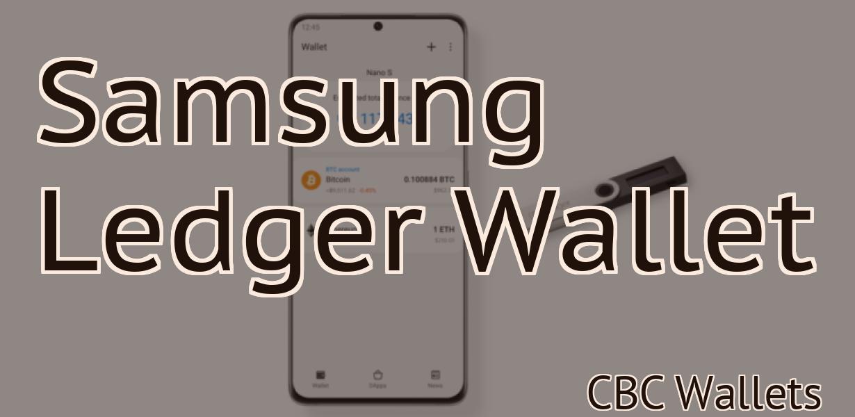 Samsung Ledger Wallet
