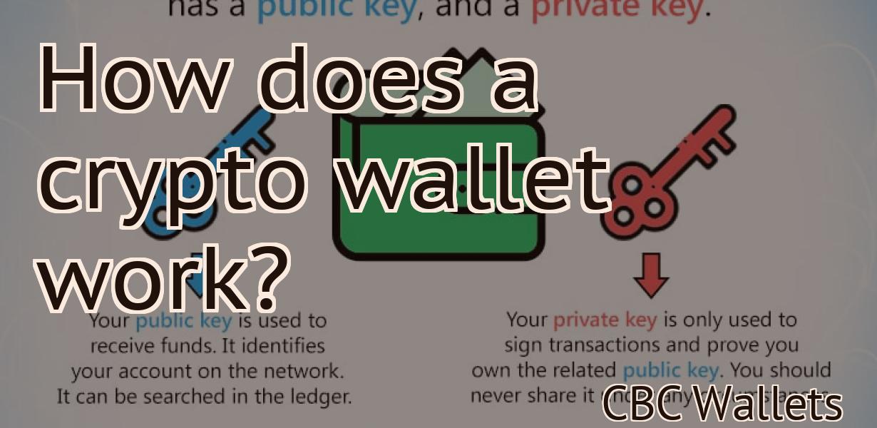 How does a crypto wallet work?