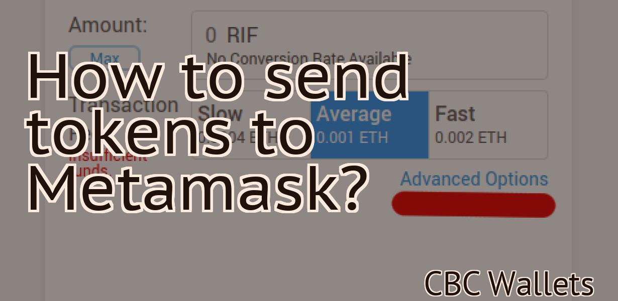 How to send tokens to Metamask?