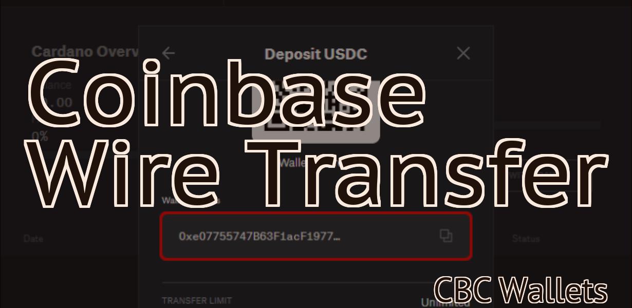Coinbase Wire Transfer