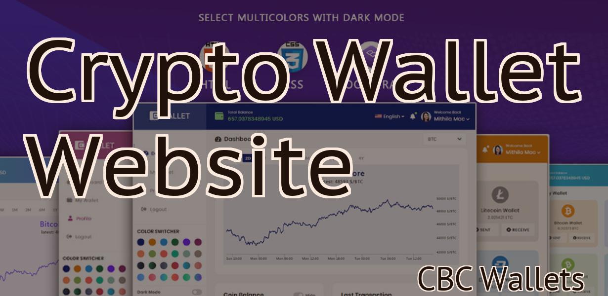 Crypto Wallet Website