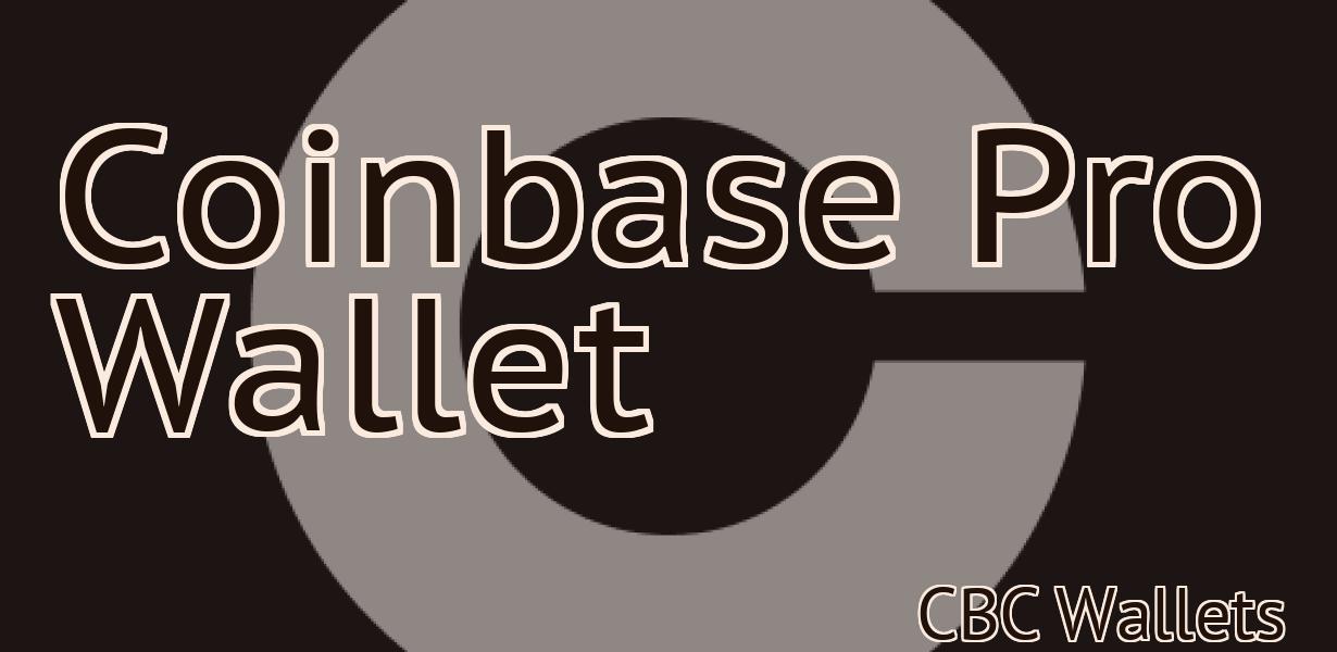 Coinbase Pro Wallet