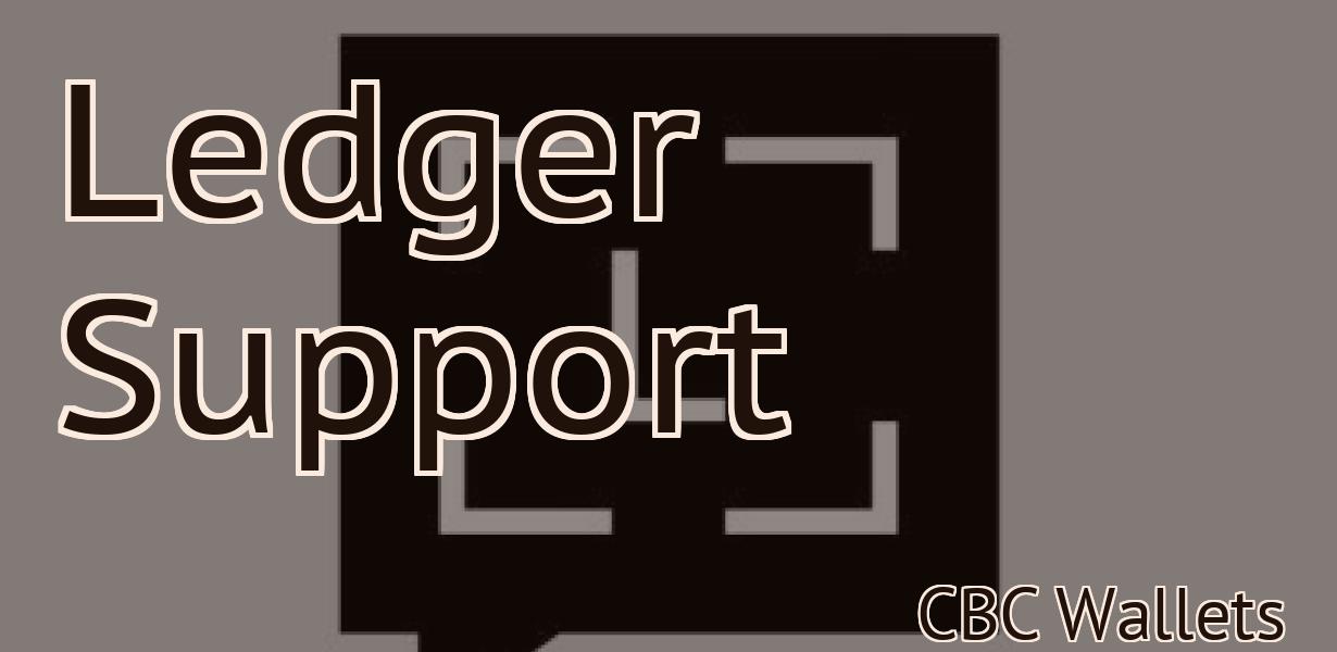 Ledger Support
