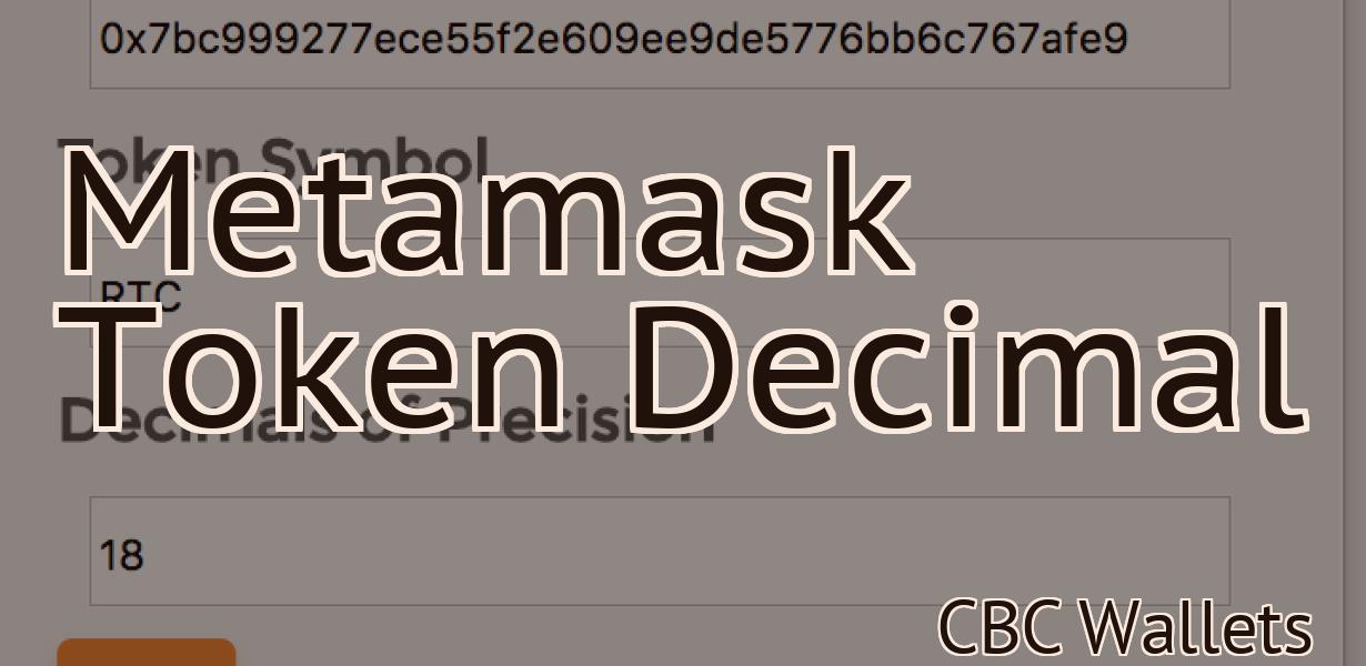 Metamask Token Decimal