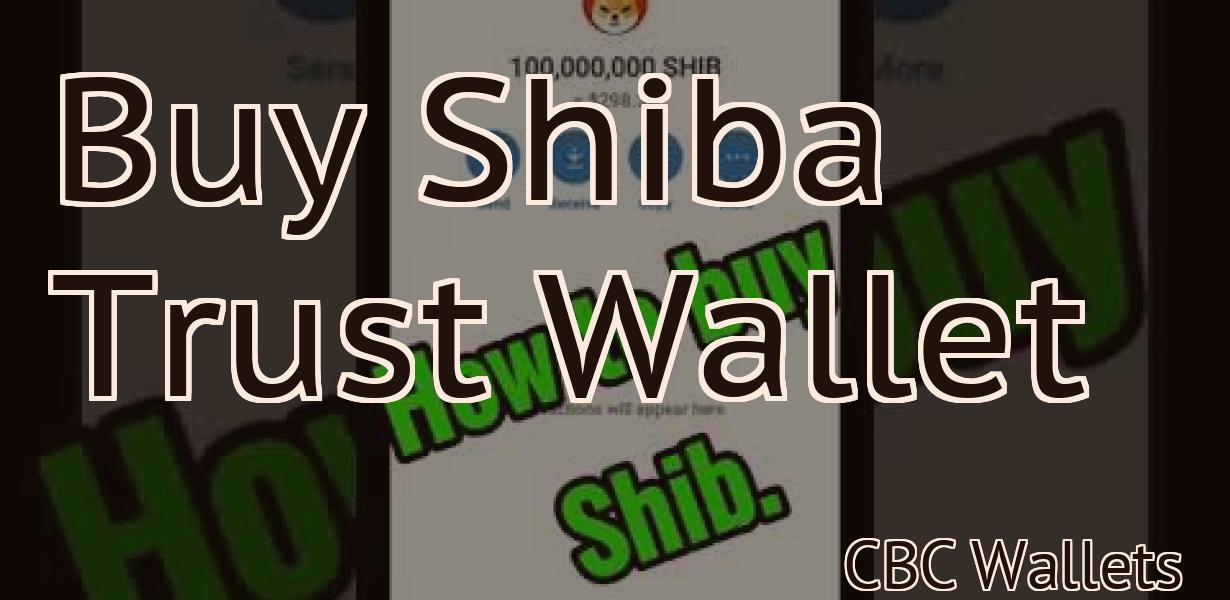 Buy Shiba Trust Wallet