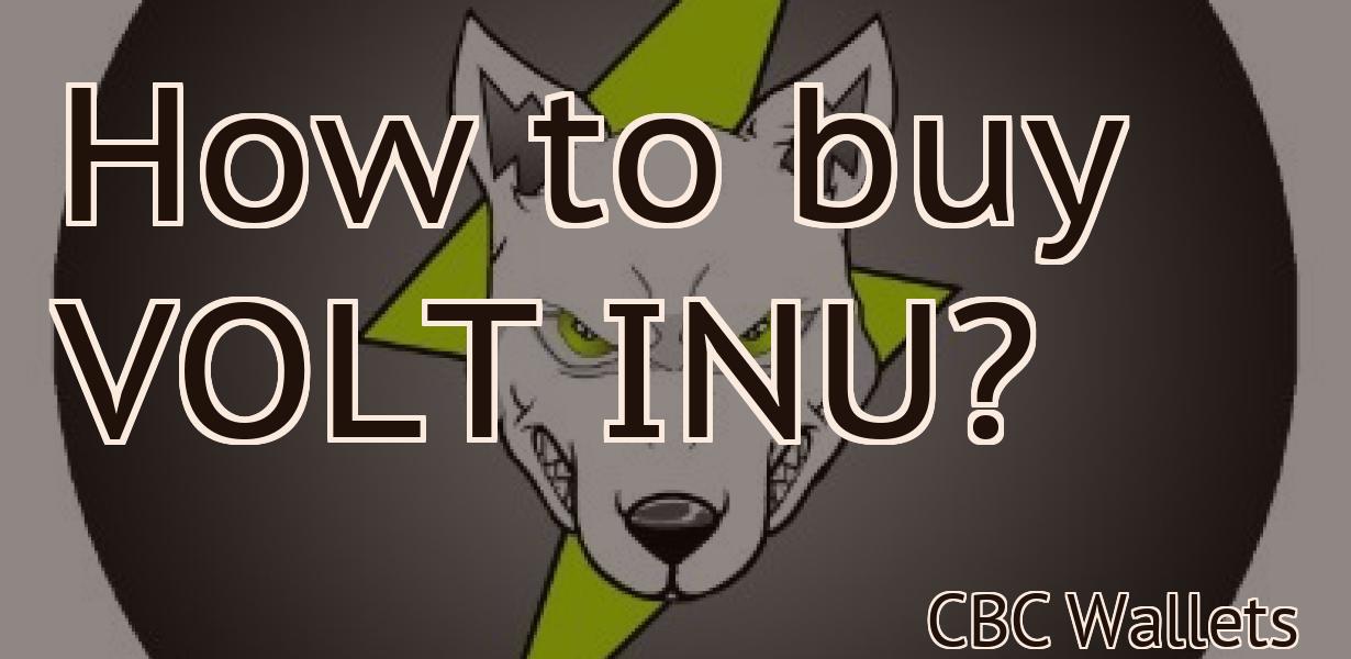 How to buy VOLT INU?