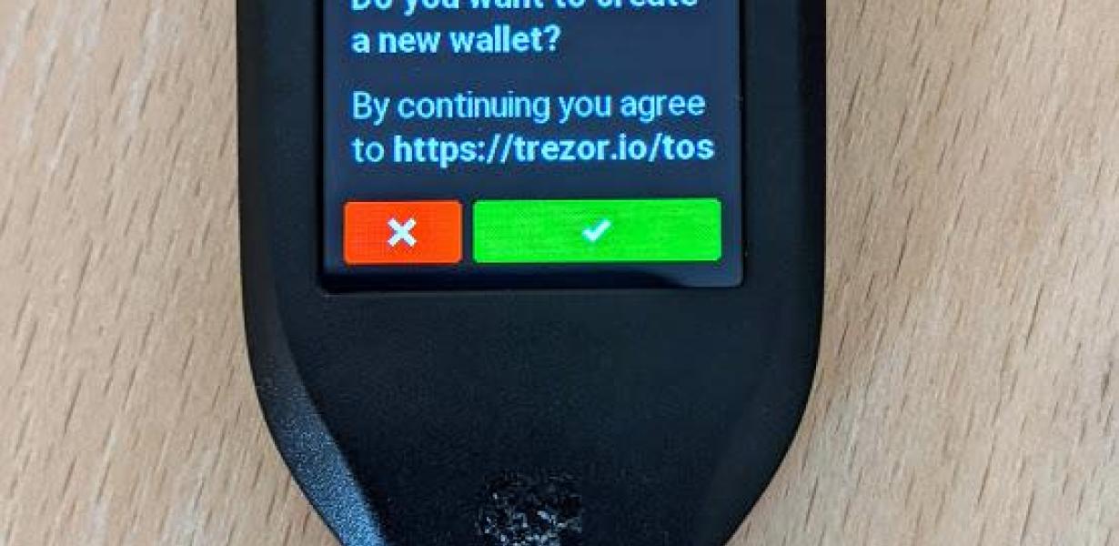 How to set up your Trezor in 5