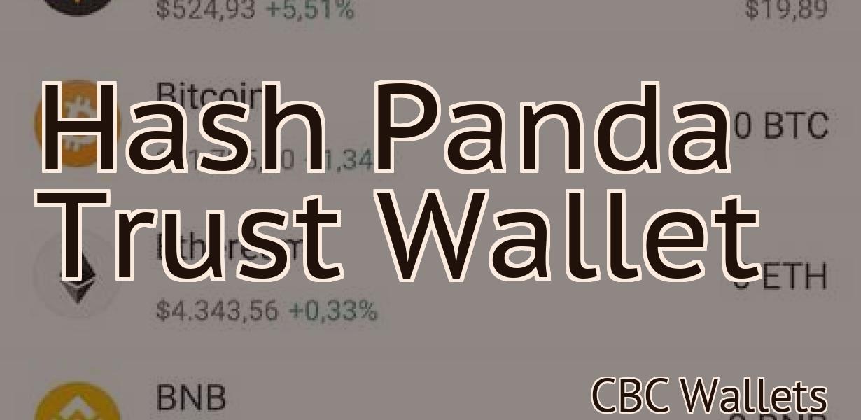 Hash Panda Trust Wallet