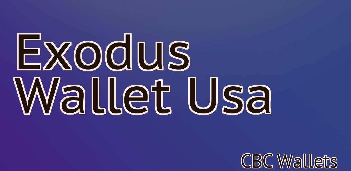 Exodus Wallet Usa