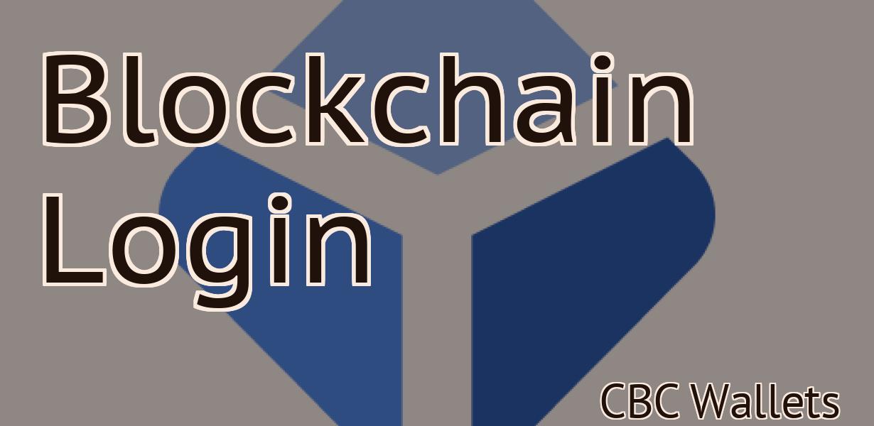 Blockchain Login